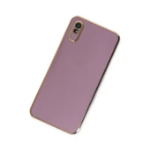 Xiaomi Redmi 9a Kılıf Volet Silikon - Mor thumbnail 3