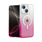 Apple İphone 15 Plus Pummel Shiny Magsafe Kapak - Pembe thumbnail 1