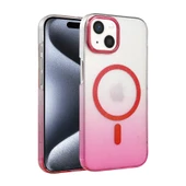 Apple İphone 15 Plus Glossy Magsafe Kapak - Pembe thumbnail 1