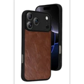 Apple İphone 17 Pro Max Aras Deri Kapak - Taba thumbnail 1