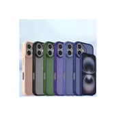 Apple İphone 16 Kılıf Elegant Kapak - Lacivert thumbnail 5
