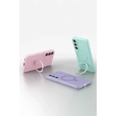Samsung Galaxy S25 Fe Regal Magsafe Standlı Kapak - Yeşil thumbnail 5