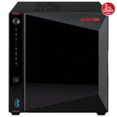 ASUSTOR 4diskli Celeron N5105 QC-4GB RAM-2-2.5GbE Nas Server AS5404T thumbnail 1