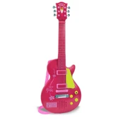 Elektronik Tuşlu ve Telli Askılı Pembe Gitar thumbnail 1