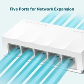 TP-LINK 5port 10/100 Yönetilemez Switch LS1005 thumbnail 3