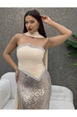 STRAPLEZ TAS TASLI BALIK ELBISE thumbnail 6