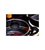Hisar Optima Bergama 22 cm Derin Granit Tencere thumbnail 3