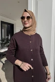 Manolya Acı Kahve Triko Hırka thumbnail 4