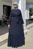 Irmak Elbise Lacivert thumbnail 4