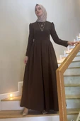 Rose Elbise Acı Kahve thumbnail 8