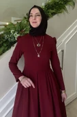 Rose Elbise Bordo thumbnail 2