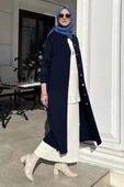 Manolya Lacivert Triko Hırka thumbnail 8