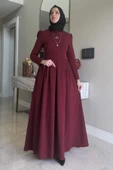 Rose Elbise Bordo thumbnail 1