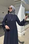Irmak Elbise Lacivert thumbnail 6
