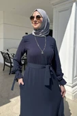 Irmak Elbise Lacivert thumbnail 3