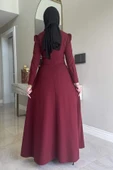 Rose Elbise Bordo thumbnail 6