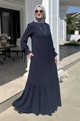 Irmak Elbise Lacivert thumbnail 5