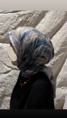 Pamuklu Soft Lara Desen Eşarp-Gri thumbnail 9