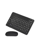 Bluetooth Klavye Mouse Seti Taşınabilir Wireless Bilgisayar Aksesuarı thumbnail 2