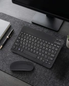 Bluetooth Klavye Mouse Seti Taşınabilir Wireless Bilgisayar Aksesuarı thumbnail 1