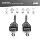 DIGITUS HDMI Görüntü Kablosu 5m (AK-330114-050-S) thumbnail 2