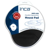 INCA IMPS-009 Bilek Destekli Siyah Mouse Pad thumbnail 1