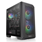 THERMALTAKE 300MX ARGB Gaming Mid-Tower PC Kasası thumbnail 1