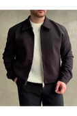 Viral Trend ZRA Çift Fermuarlı Basic Kumaş Ceket thumbnail 3