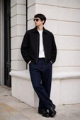 Unisex Basic Oversize Premium Kaşe Ceket thumbnail 1