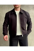Viral Trend ZRA Çift Fermuarlı Basic Kumaş Ceket thumbnail 1