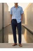 Old Money Keten Jogger Pantolon thumbnail 5