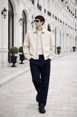 Unisex Basic Oversize Premium Kaşe Ceket thumbnail 6