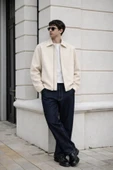 Unisex Basic Oversize Premium Kaşe Ceket thumbnail 7