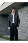 Trend ZRA Boxy Fit Deri Ceket thumbnail 1