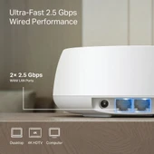 TP-LINK BE25 Wıfı7 BE5000 EV Ofis Tipi Mesh Router thumbnail 4