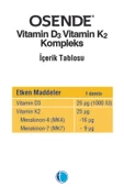 OSENDE D3K2 KOMPLEKS 20 ML DAMLA thumbnail 3