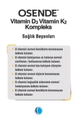 OSENDE D3K2 KOMPLEKS 20 ML DAMLA thumbnail 5