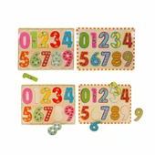 5215 -Wooden Puzzle Numbers 10 Parça thumbnail 4