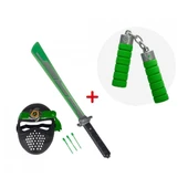 108042238 NEXT NİNJA SWORD AND MASK GREEN thumbnail 2
