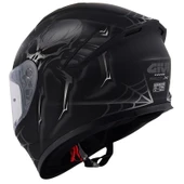 GIVI 50.X ARACHNO MAT SİYAH-GRİ KASK thumbnail 1