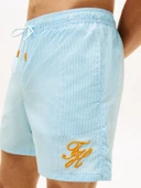 Tommy Hilfiger   MEDIUM DRAWSTRING ITHACA SCRIPT Erkek Mavi Deniz Şortu - UM0UM03750 thumbnail 3