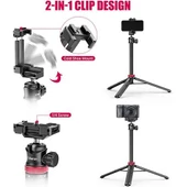 Ulanzi MT-44 Uzatılabilir Vlog Tripod Siyah thumbnail 6