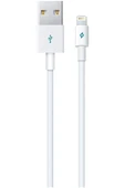 Ttec Lightning Iphone Şarj Ve Data Kablosu - Beyaz - 100cm -  2DK7508B thumbnail 1