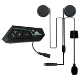BT22 Wireless Intercom Akıllı Motosiklet Kask Kulaklığı thumbnail 2