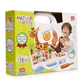 Eğitici Matkap Seti-Hayvanlar 3D Stem (4 ADET) thumbnail 1