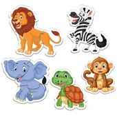 Baby Puzzle Orman Hayvanları (5 ADET) thumbnail 2