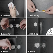 10 Adet Mini Çok Amaçlı Kilit Set (3 ADET) thumbnail 2