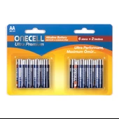 Ultra Premium Alkalin AA Boy Pil 8li (3 ADET) thumbnail 1