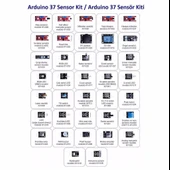 Arduino Uyumlu Sensör Modül Seti Sensor Kit 37 Parça Karton Kutulu thumbnail 1