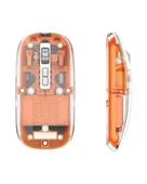 Sessiz Tıklamalı Şeffaf Mouse Bluetooth Ve Usb Uyumlu thumbnail 3